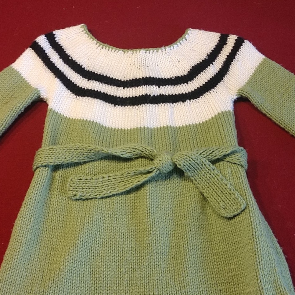 Kids hand knit dress
